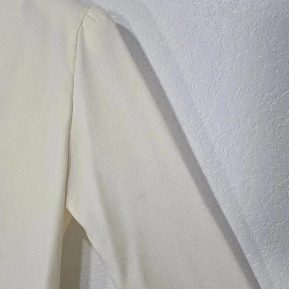 Vintage Alison J. 10 NWT Floral Cream Button Blazer Jacket 80s 90s - Picture 13 of 14